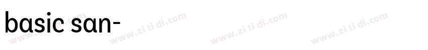 basic san字体转换